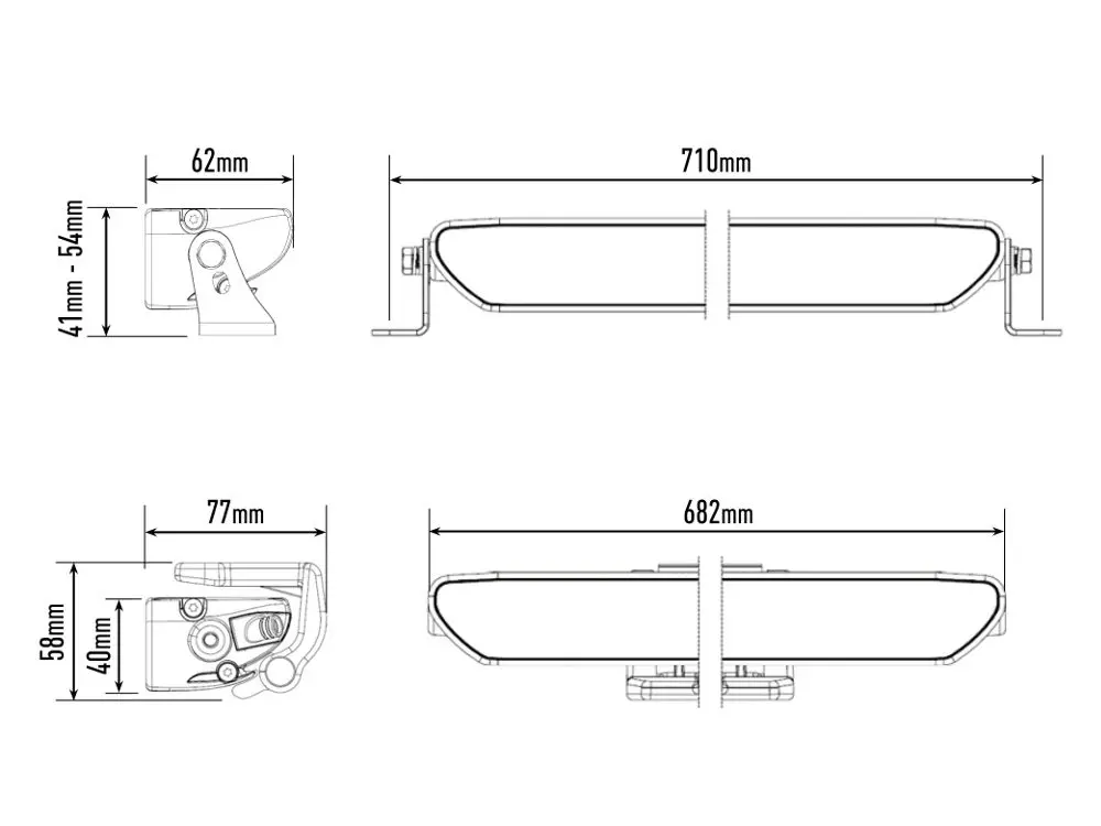 Lazer Lamps Linear-24 Grand Angle — Barre Led 16200 Lm 2