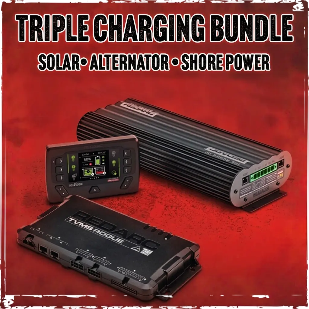 Système Gestion Batterie Redarc Solila Manager30 + Tvms Rogue 4X4 1