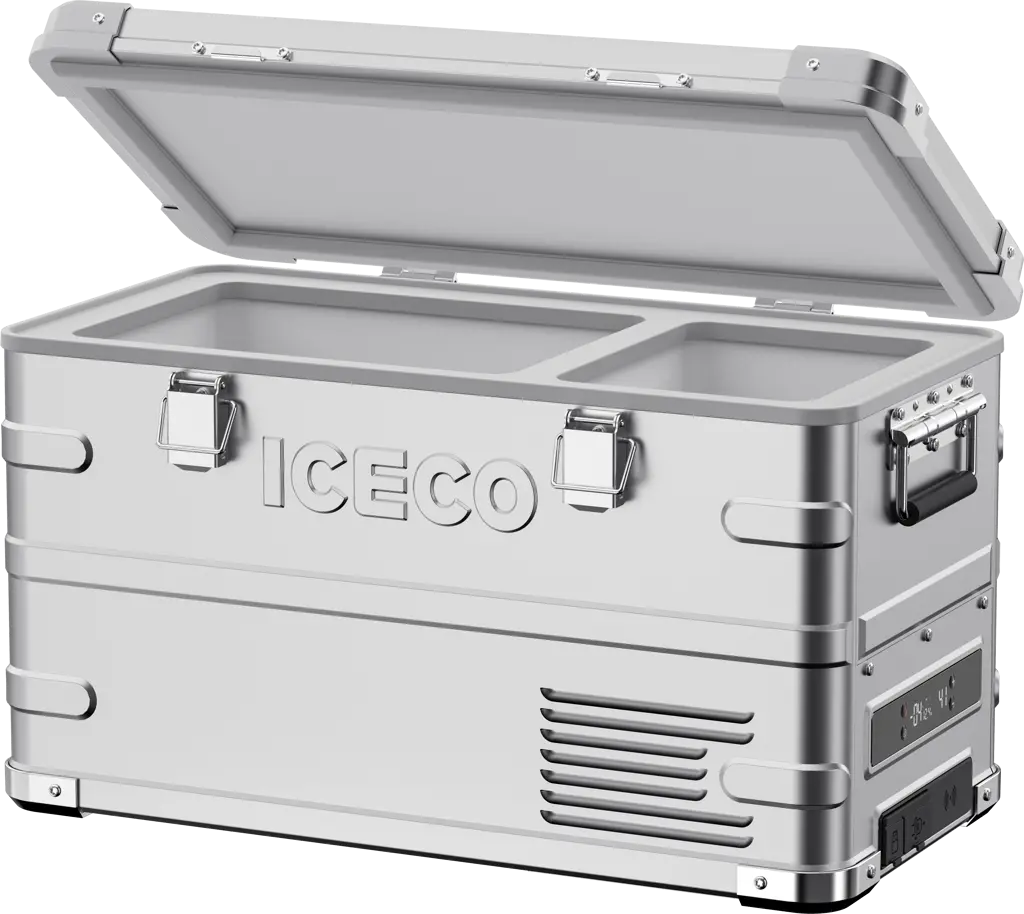Refrigerateur/Congelateur Iceco 35L Double Zone - Argent 2