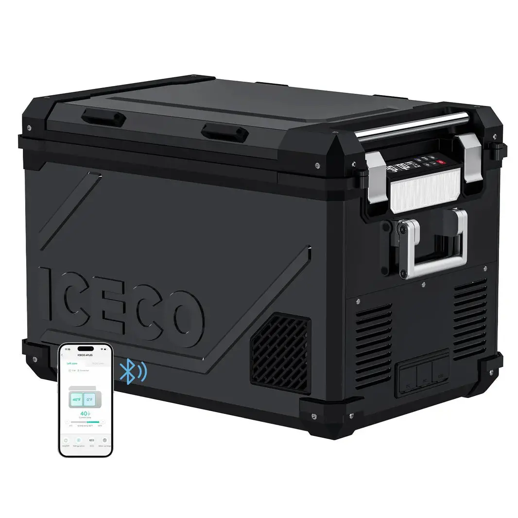 Refrigerateur/Congelateur Iceco 55L Double Compartiments - Noir 1