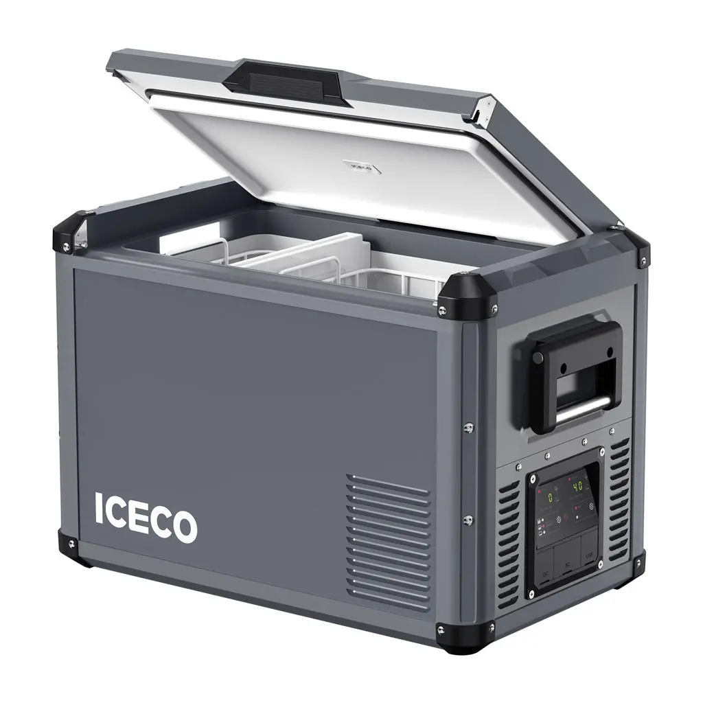 Refrigerateur/Congelateur Iceco 75L Double Compartiments - Gris 1