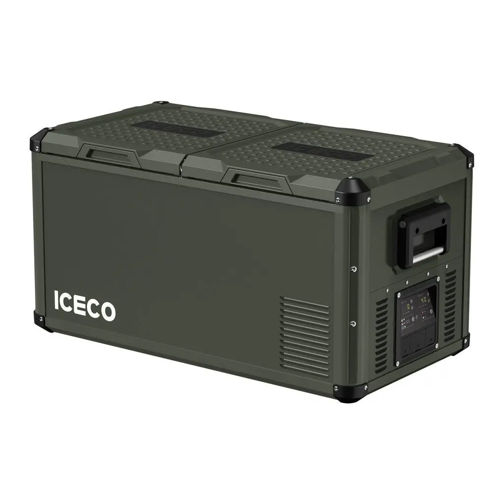 Refrigerateur/Congelateur Iceco 75L Double Compartiments - Vert 1