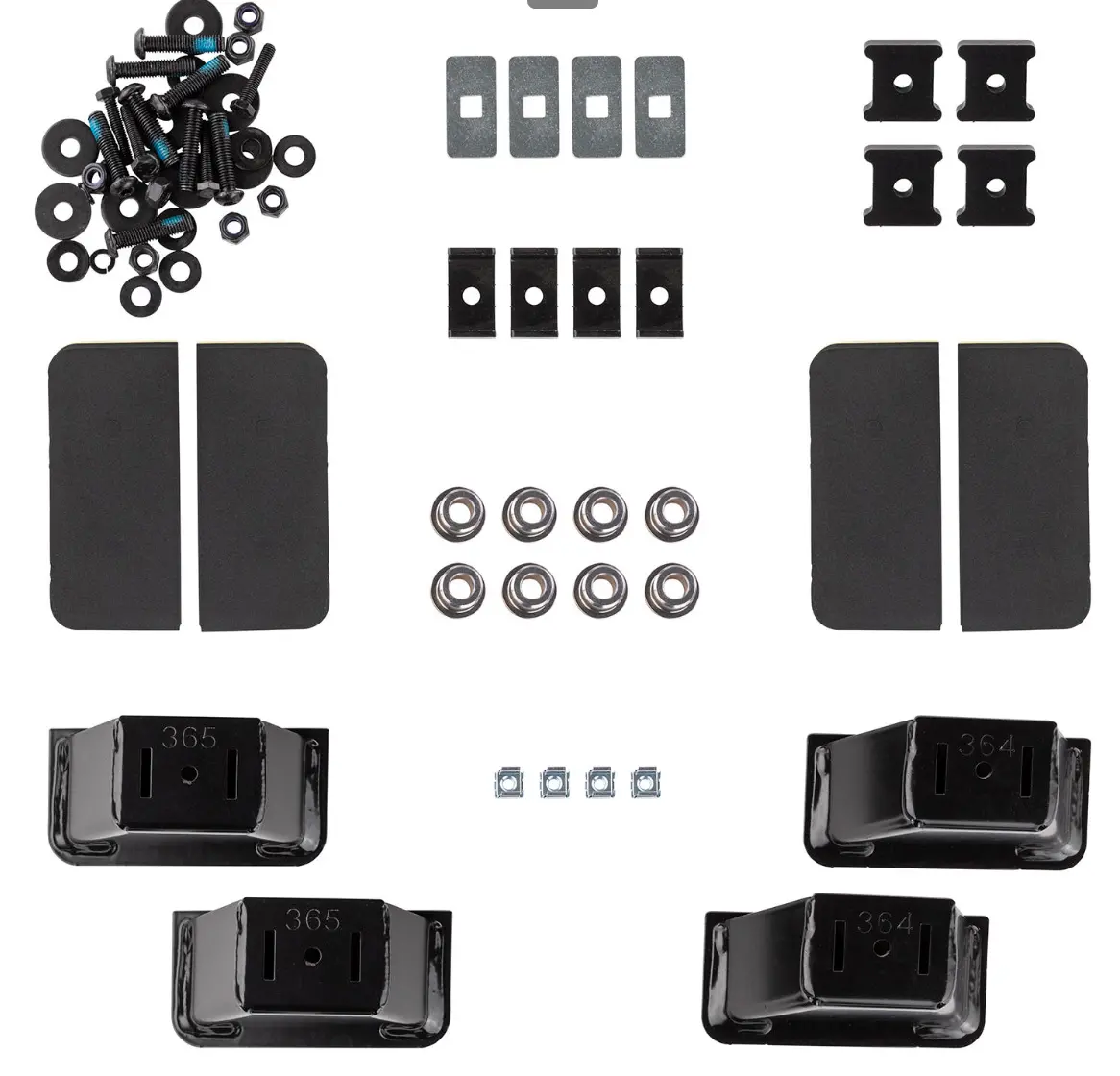 Kit Pieds Barres De Toit Hardtop Ascent Arb - Ford Ranger 1