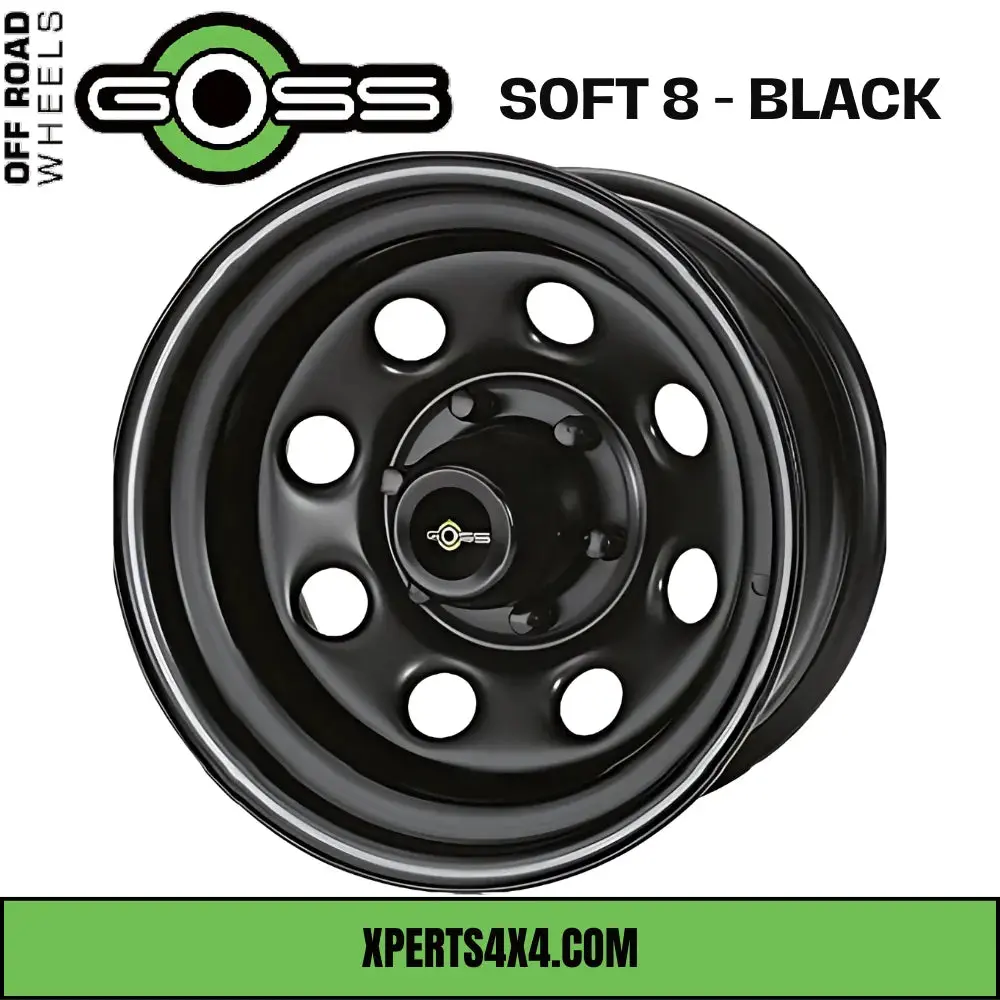 Jante Acier Goss Soft8 - Noir Mat 1