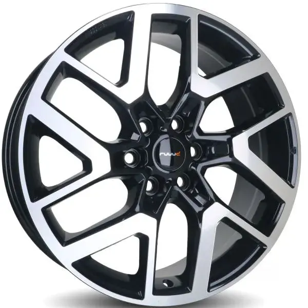 Jante Aluminium Ruuud Bastogne 7.5X19 6X120 Et52 Black 1