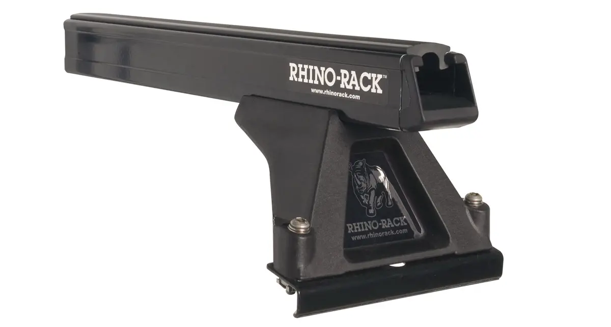 Kit 2 Barres De Toit Rhino-Rack Heavy Duty 1500Mm Noir Vw T5/T6 1