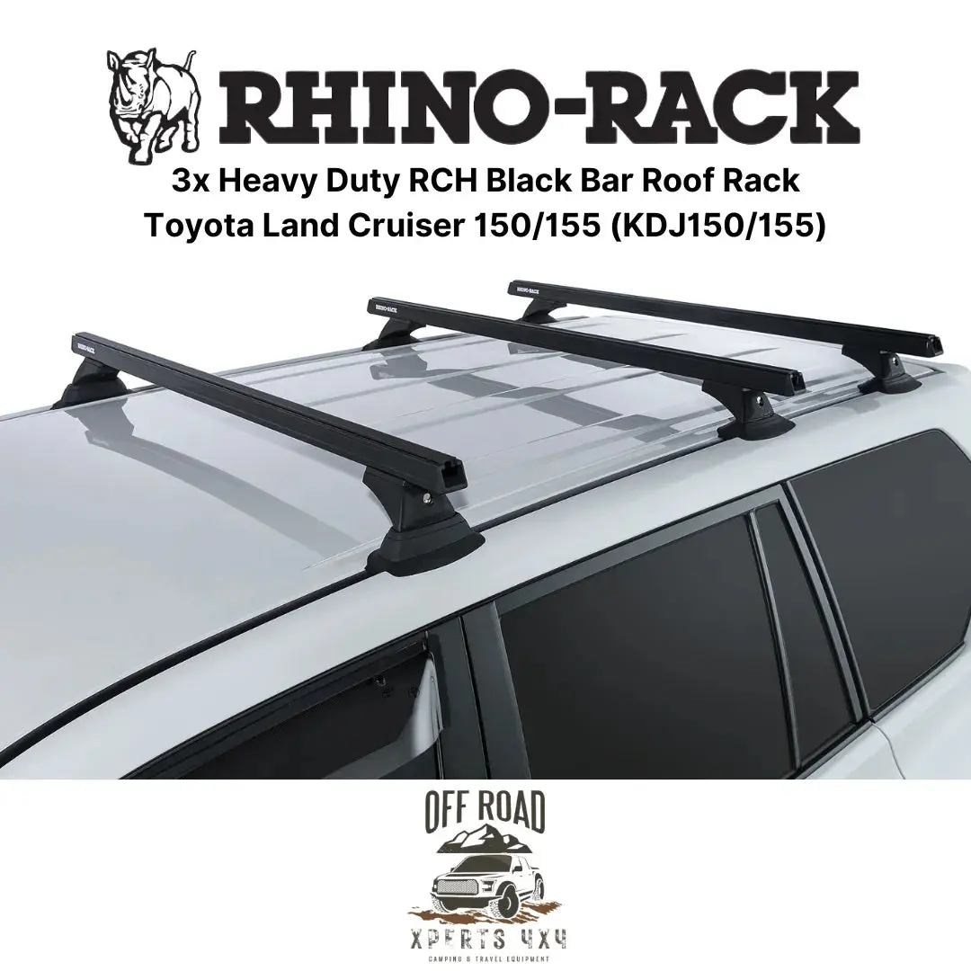 Kit 3X Barres De Toit Heavy-Duty - Toyota Land Cruiser 150/155 | Rhino-Rack 1