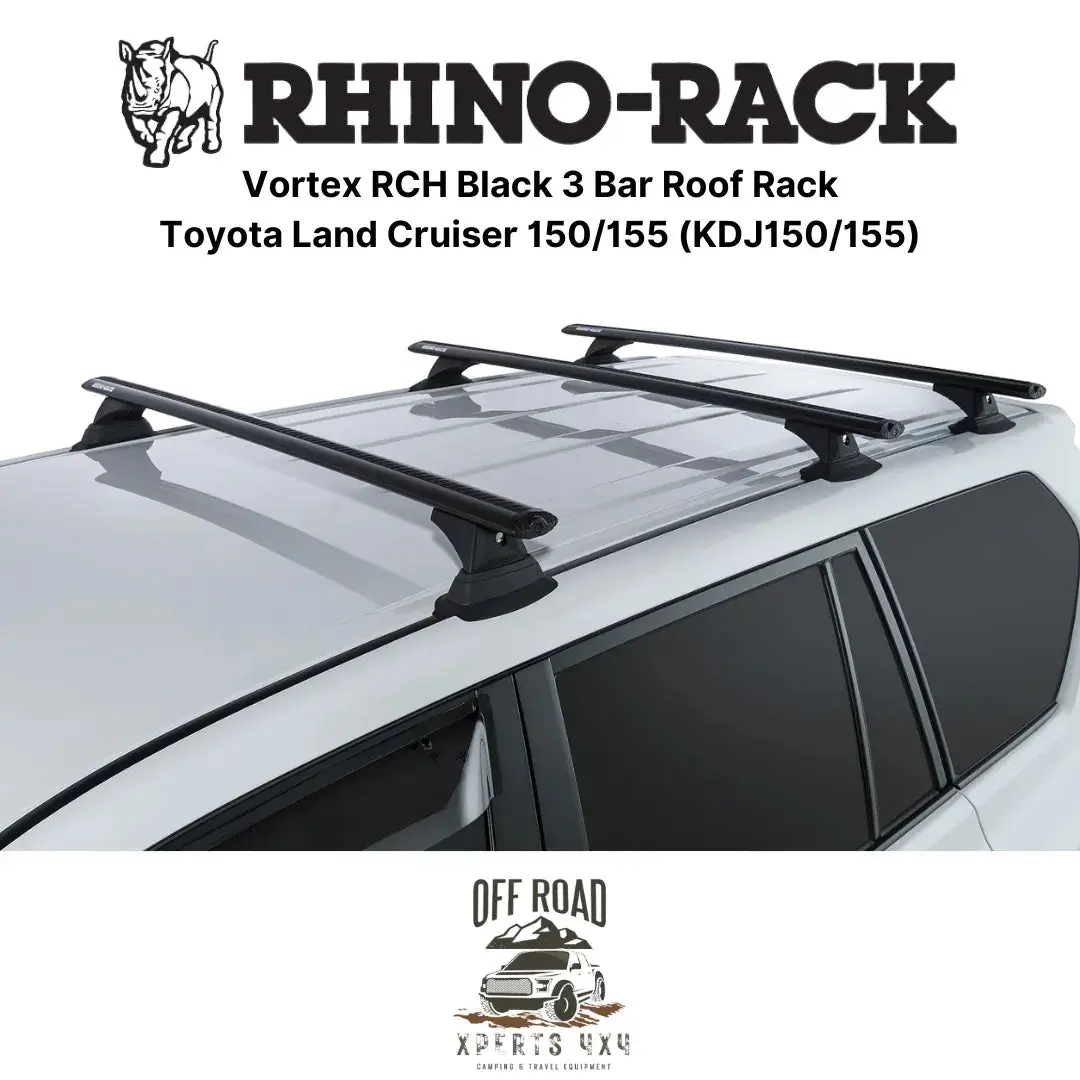 Kit 3X Barres De Toit Vortex - Toyota Land Cruiser 150/155 | Rhino-Rack 1