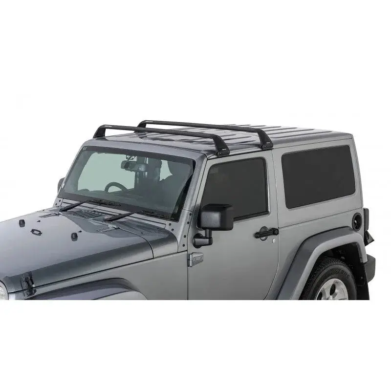 Kit De 2 Barres De Toit Vortex Sg Black - Rhino-Rack - Jeep Jk/Jl 1