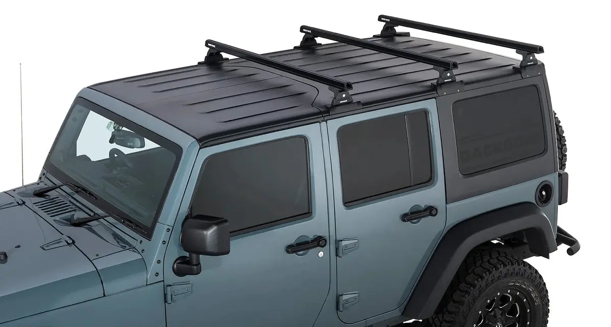 Kit X3 Barres De Toit 1500Mm Heavy Duty - Jeep Wrangler Jk 4 Portes - Rhino-Rack 1
