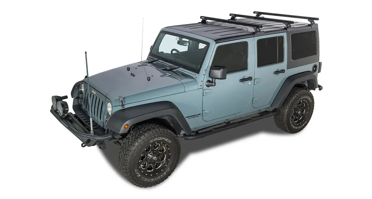 Kit X3 Barres De Toit 1500Mm Heavy Duty - Jeep Wrangler Jk 4 Portes - Rhino-Rack 2