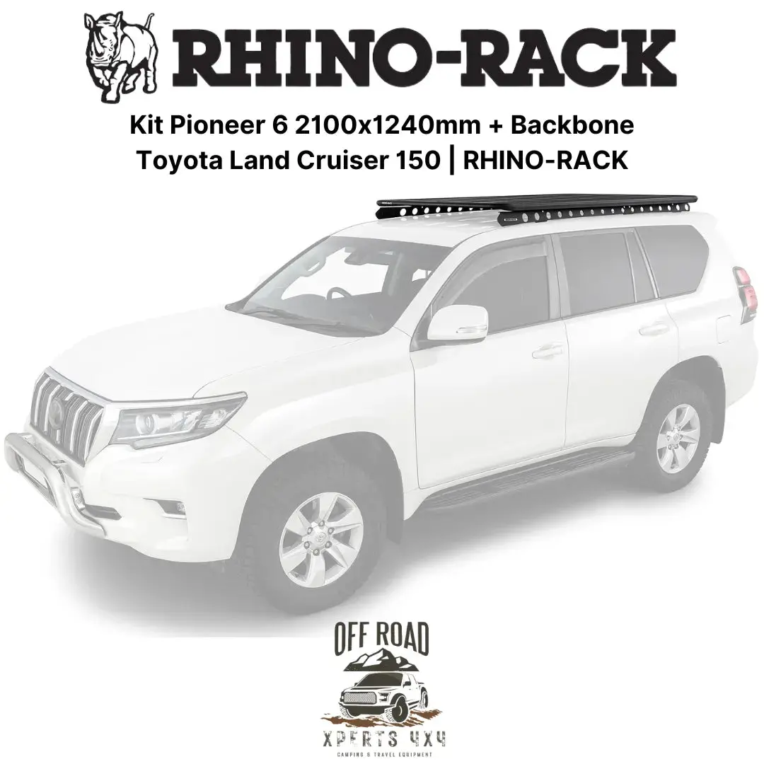 Kit Galerie De Toit 2100X1240mm Avec Backbone | Toyota Land Cruiser 150 | Rhino-Rack 2