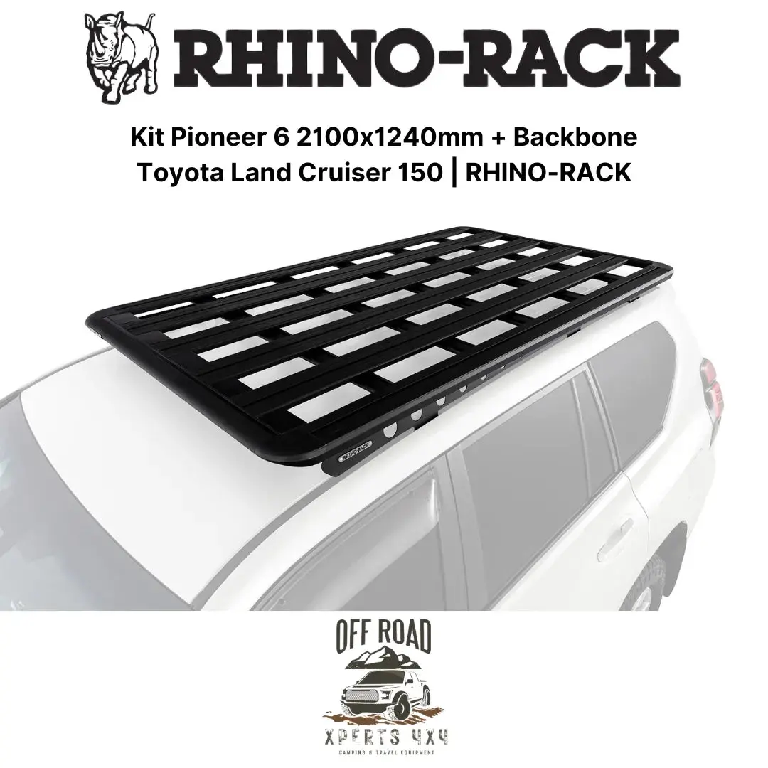 Kit Galerie De Toit 2100X1240mm Avec Backbone | Toyota Land Cruiser 150 | Rhino-Rack 1