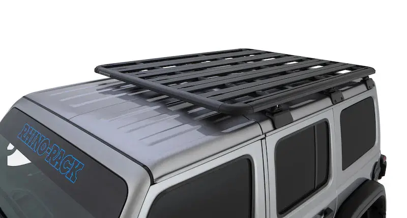 Kit Galerie De Toit + Rcl Jeep Wrangler Jl 4 Portes - 1800Mm X 1430Mm - Rhino-Rack 1