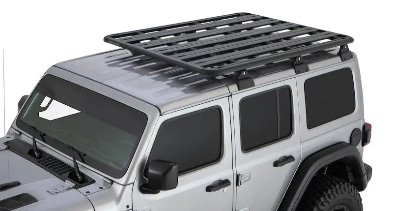 Kit Galerie De Toit + Rlt600 Jeep Wrangler Jl 4 Portes - 1800Mm X 1430Mm - Rhino-Rack 1