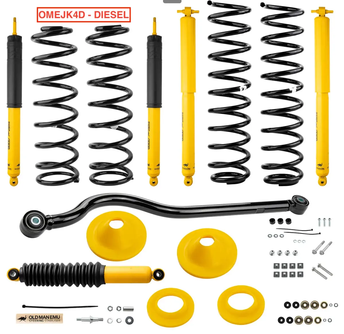 Kit De Suspension Ome | Jeep Wrangler Jk | +100Mm Rehausse 2