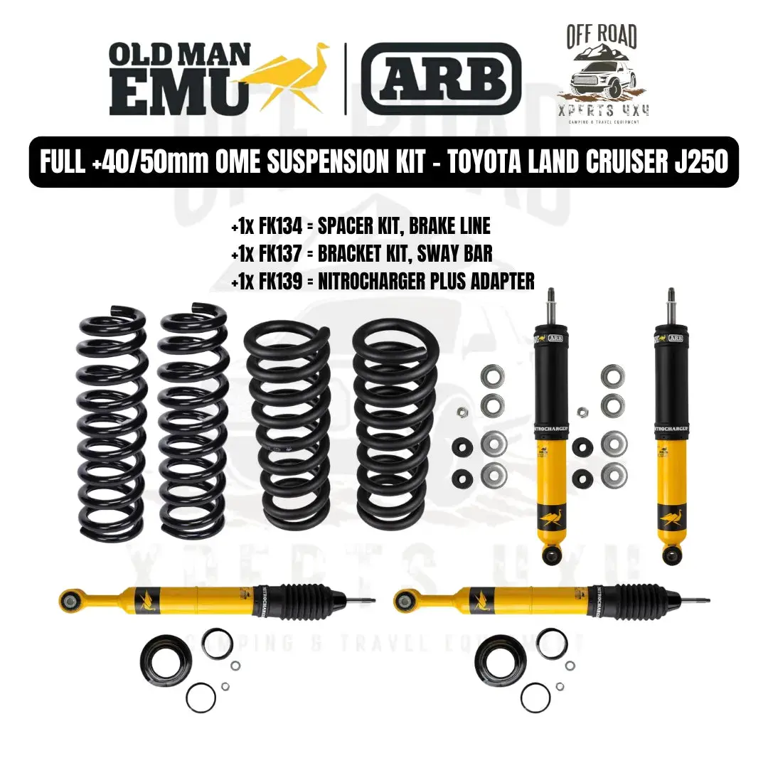 Kit Suspension Ome +40/50Mm - Toyota Land Cruiser Prado J250 2.8L Diesel 1