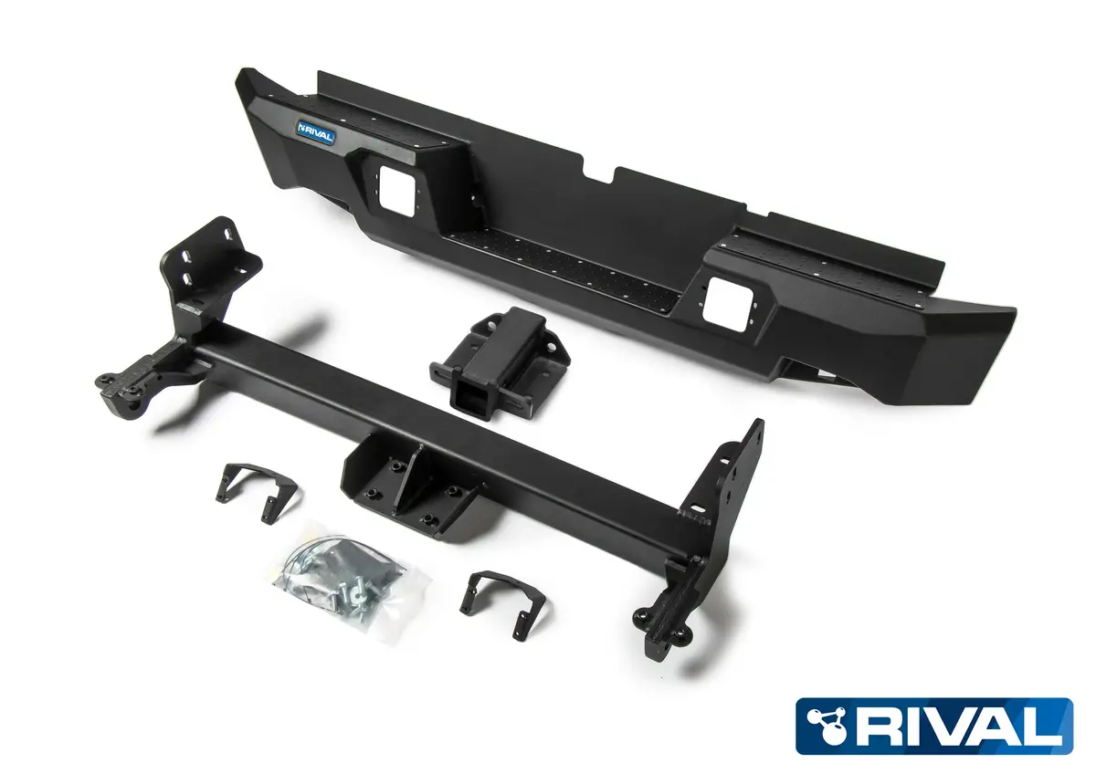 Pare-Choc Arrière Aluminium Rival4x4 | Isuzu Dmax 2012-2020 2