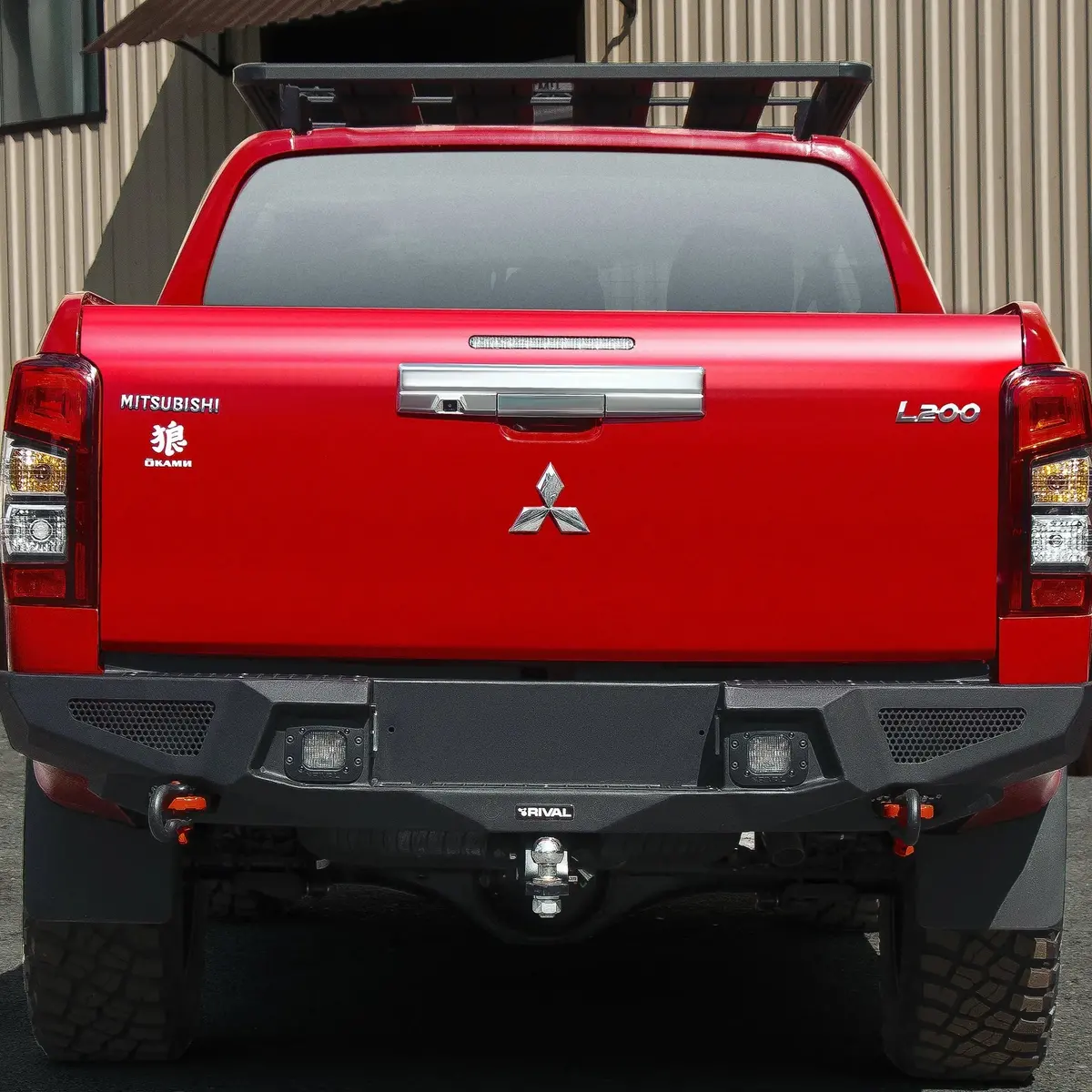 Pare-Choc Arrière Aluminium Rival4x4 | Mitsubishi L200 2019+ 1