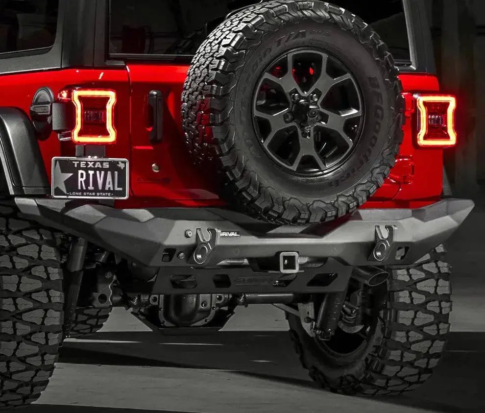 Pare-Choc Arrière Rival Sans Feux Led - Jeep Wrangler Jl 2018-Present 1