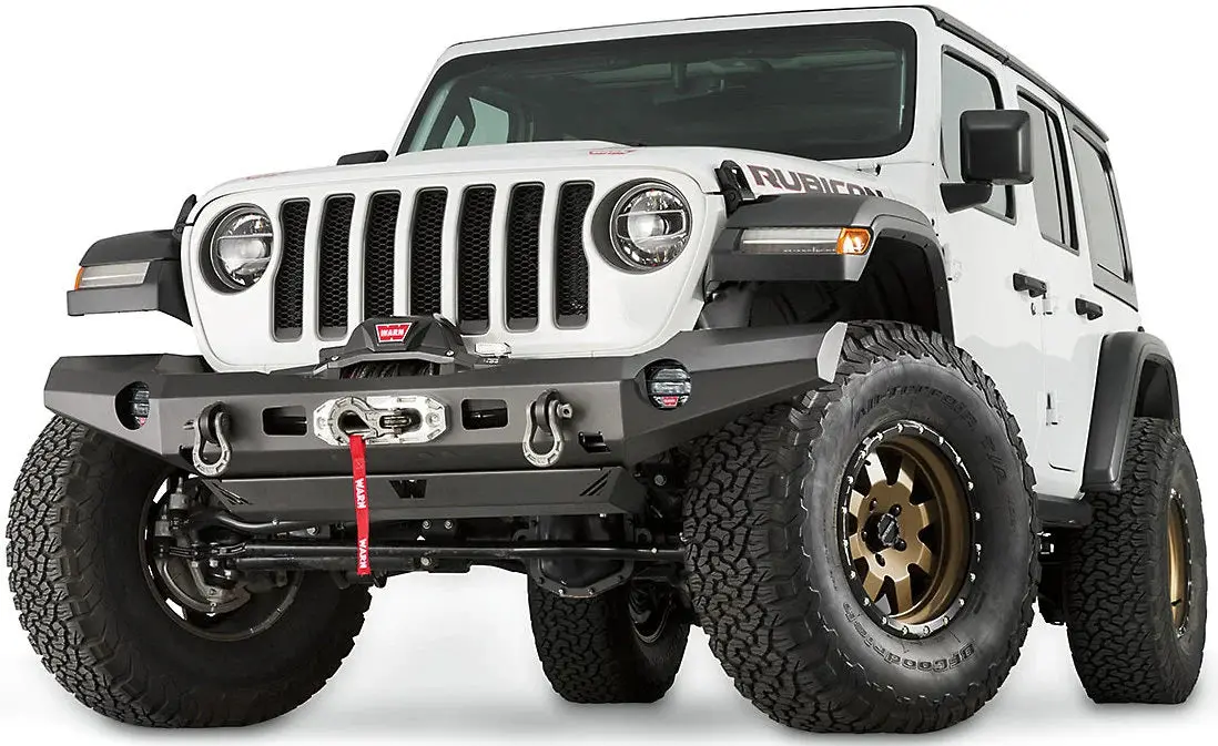 Pare-Choc Avant Warn Elite Jeep Wrangler Jl & Jt Gladiator 1