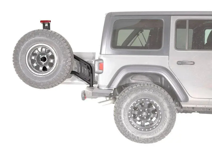 Porte Roue Pour Pc Arrière Warn Elite Jeep Wrangler Jl 2018+ 1