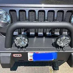 Cache Pour Treuil - Protection Sur Pare-Choc Arb Deluxe Bullbar Jeep Wrangler Jk 1