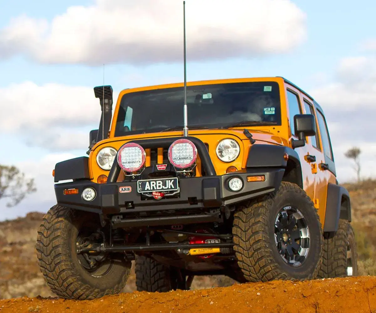 Pare-Choc Arb Deluxe Bullbar En Acier Pour Jeep Wrangler Jk De 2007 À 2019 2