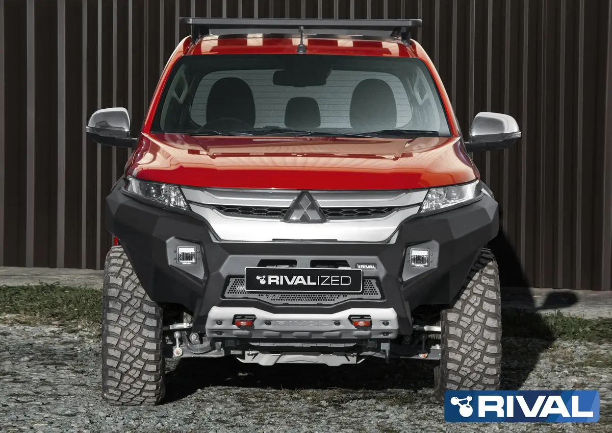 Pare-Choc Avant Aluminium Mitsubishi L200 2019-2023 | Rival 1