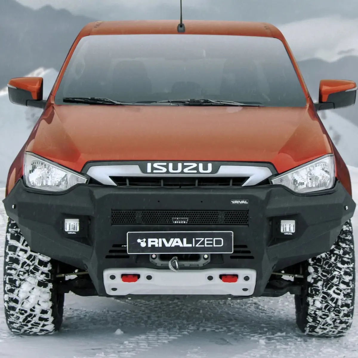 Pare-Choc Avant Aluminium Rival4x4 - Isuzu D-Max N60 2020-2024 1