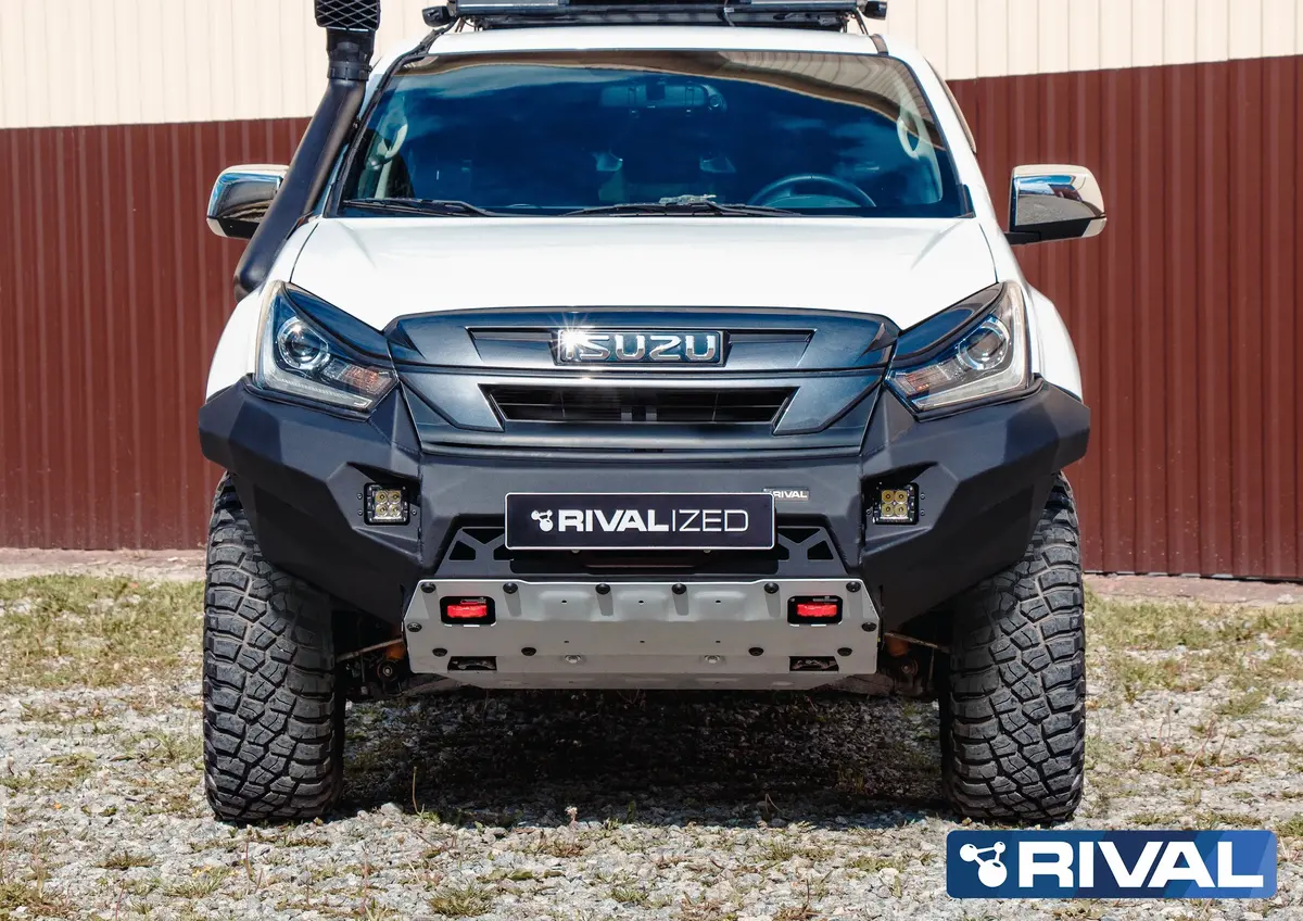 Pare-Choc Avant Aluminium Rival4x4 - Isuzu Dmax 2017-2020 1