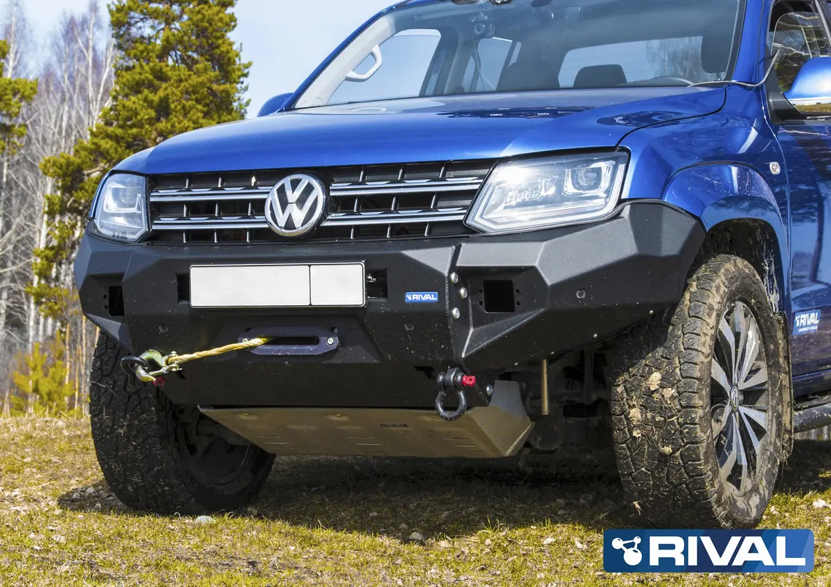 Pare-Choc Avant Rival En Aluminium - Volkswagen Amarok 2010 À 2022 1