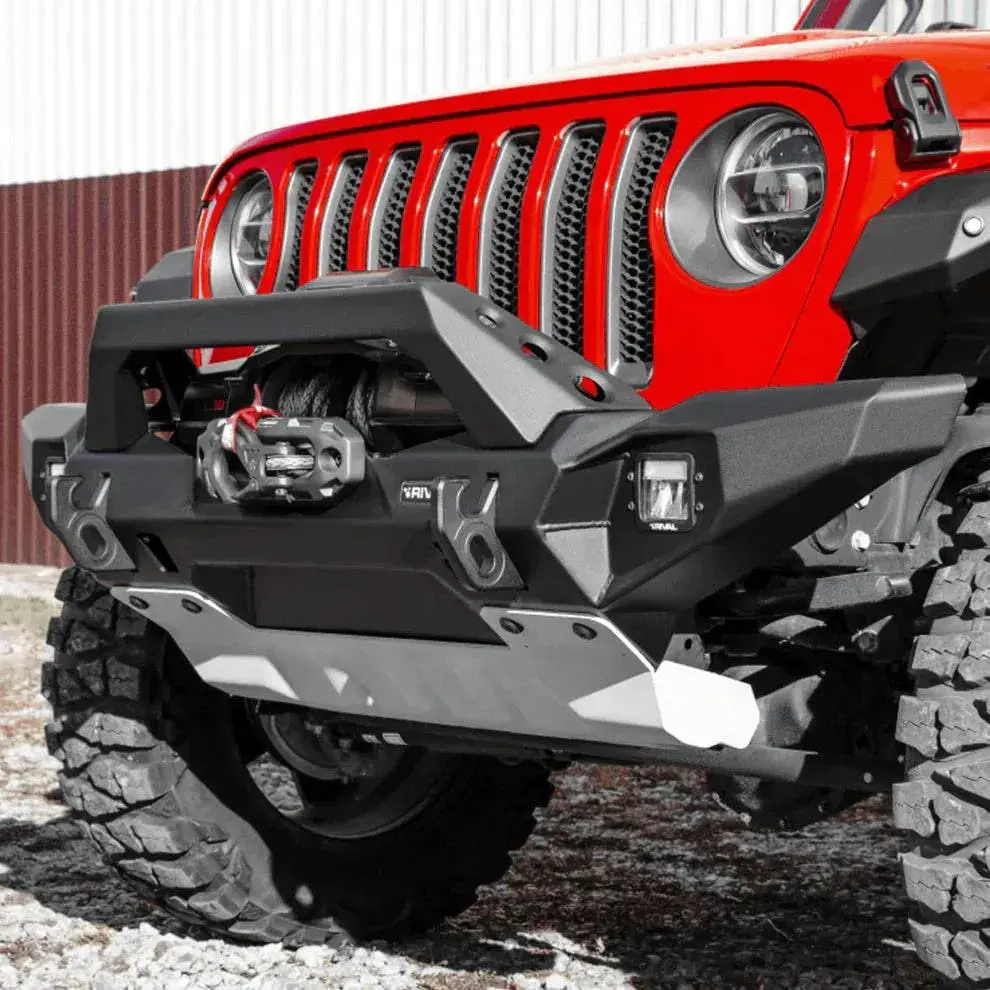 Pare-Choc Avant Rival4x4 Pour Jeep Wrangler Jk/Jl/Jt | Aluminium 1
