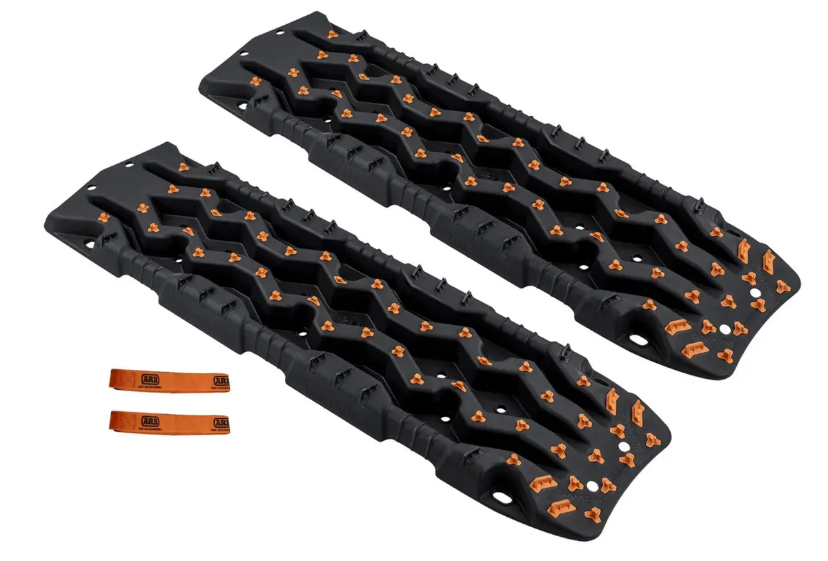 Plaques A Sable Tredpro Arb 4X4 - La Paire (2X) - Noires/Orange 1