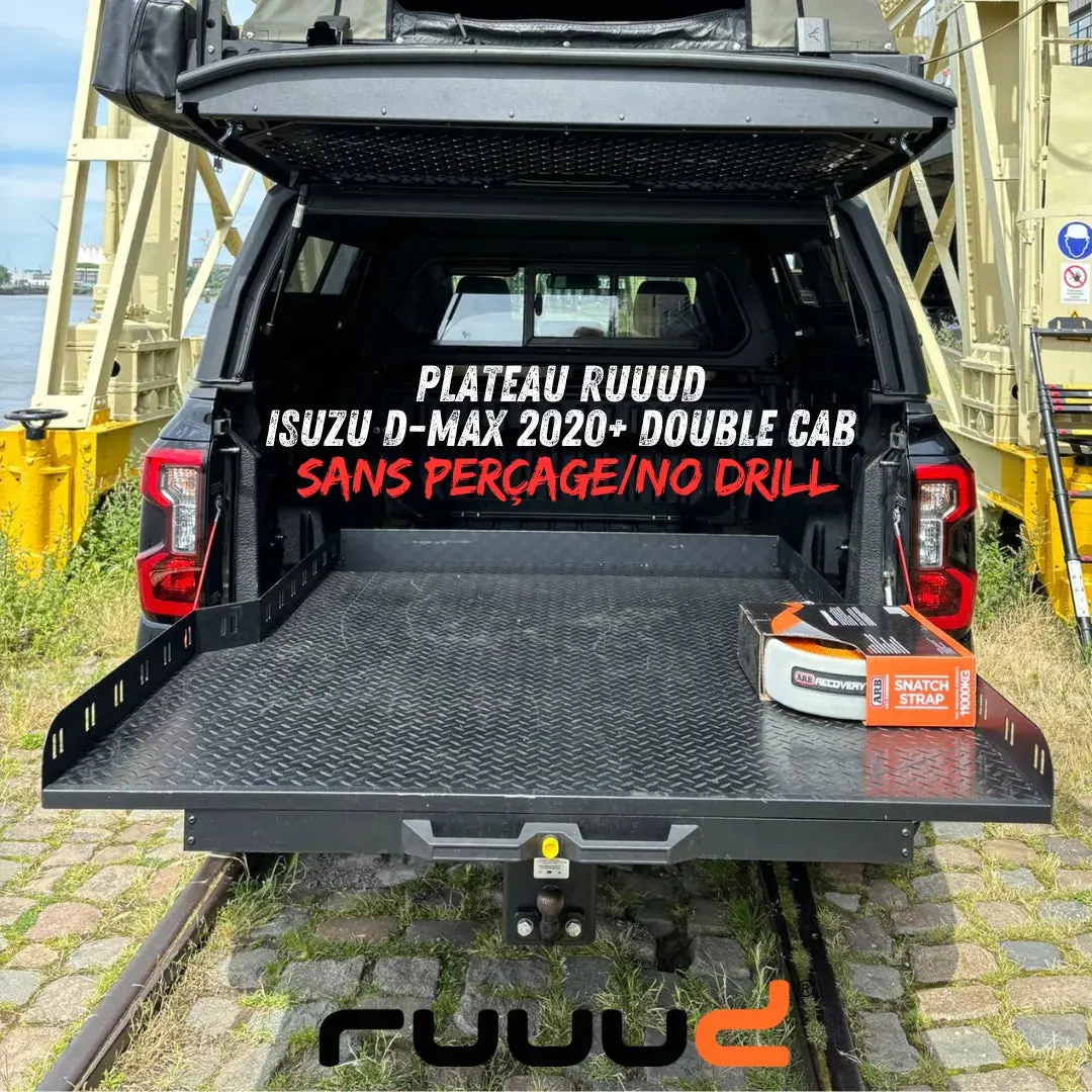 Plateau Coulissant Isuzu Dmax 2020+ | Ruuud – Sans Perçage, Ultra Résistant 1