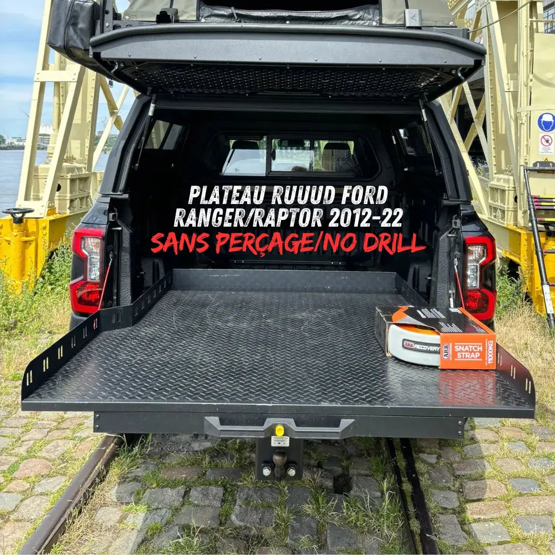 Plateau Coulissant Ruuud Ford Ranger/Raptor 2012 À 2022 (Sans Perçage) 1