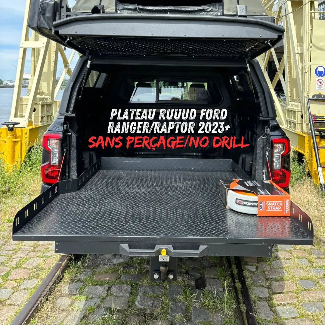 Plateau Coulissant Ruuud Ford Ranger/Raptor 2023+ Next Gen (Sans Perçage) 1