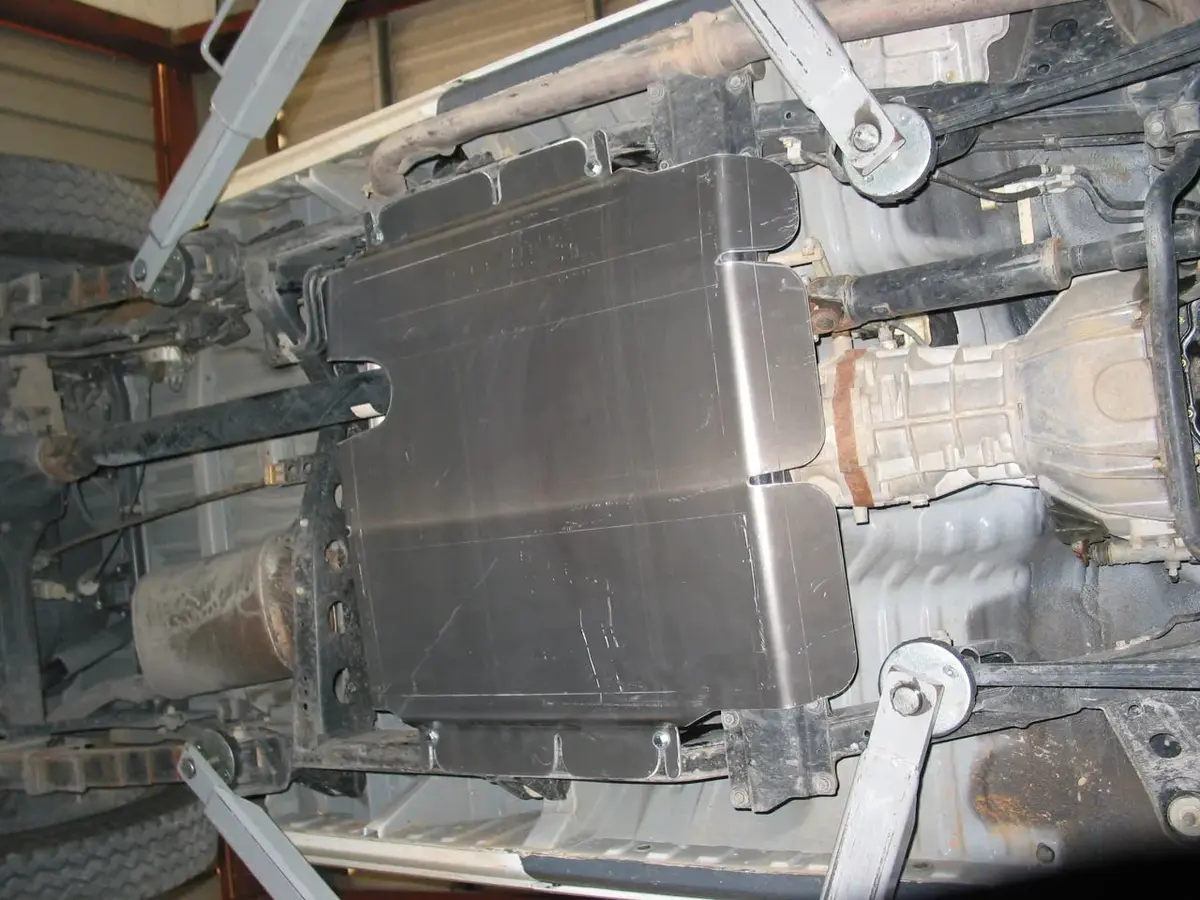 Blindage Boite Transfert Et Réservoir - Alu 8Mm - Toyota Land Cruiser 76/78/79 1