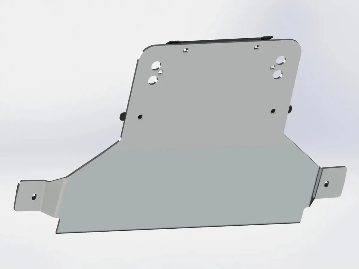 Blindage Bv Et Transfert N4 - Aluminium 8Mm - Vw Amarok 2011-2022 1