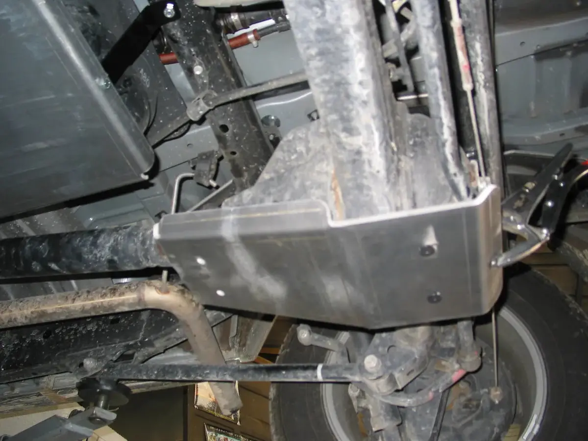 Blindage Nez De Pont 8Mm Aluminium - Toyota Lc 80/100/105 1