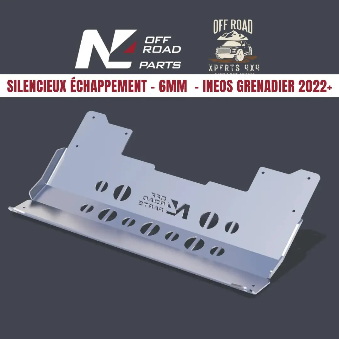 Blindage Silencieux Échappement 6Mm Ineos Grenadier | N4 Offroad 1