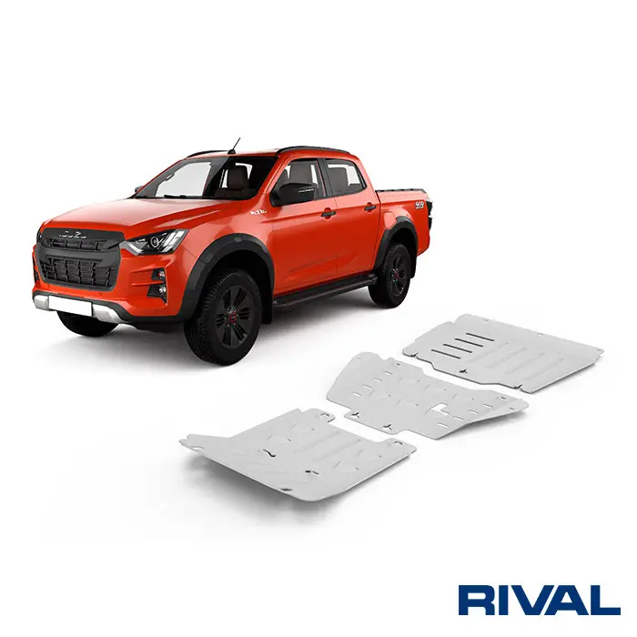 Kit Blindage Alu 6Mm Rival4x4 Isuzu D-Max 2020+ 3
