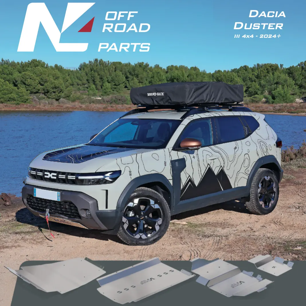 Pack Protection Inférieure Intégrale Dacia Duster 2024+ Aluminium 6Mm 1