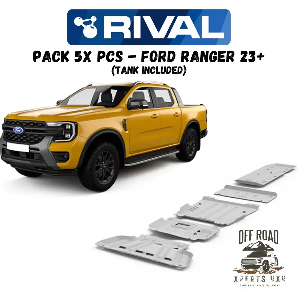 Pack Protections Inferieures Ford Ranger 2023+ | Rival 4X4 2