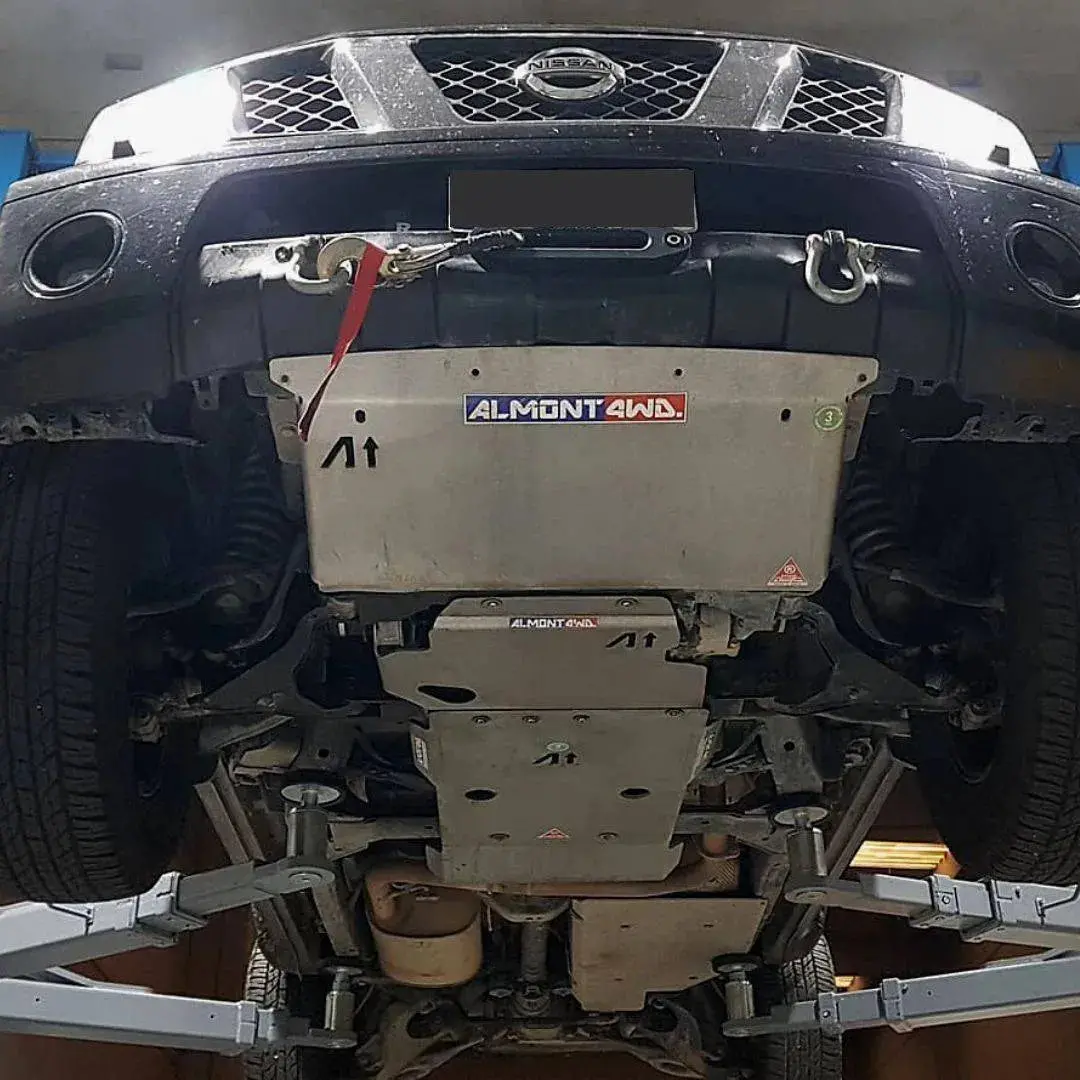 Protection Blocage De Differentiel Avant Almont4wd - Nissan Navara D40 2.5 Dci / Pathfinder R51 1