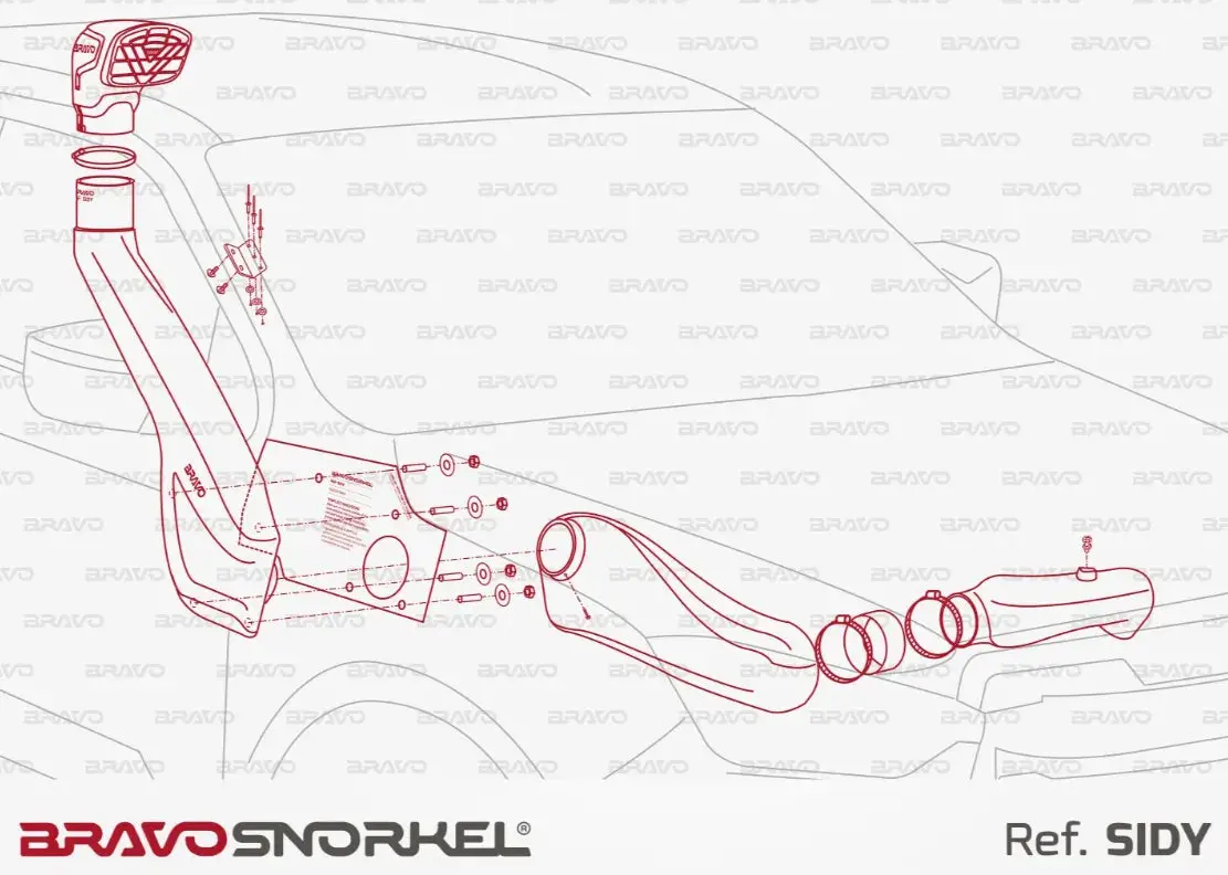 Snorkel Bravo 4X4 - Isuzu D-Max 2020+ 3