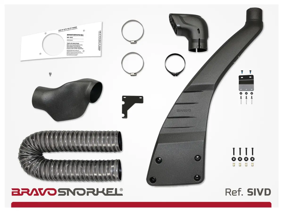 Snorkel Iveco Daily 2014-Present | Bravo Snorkel 1