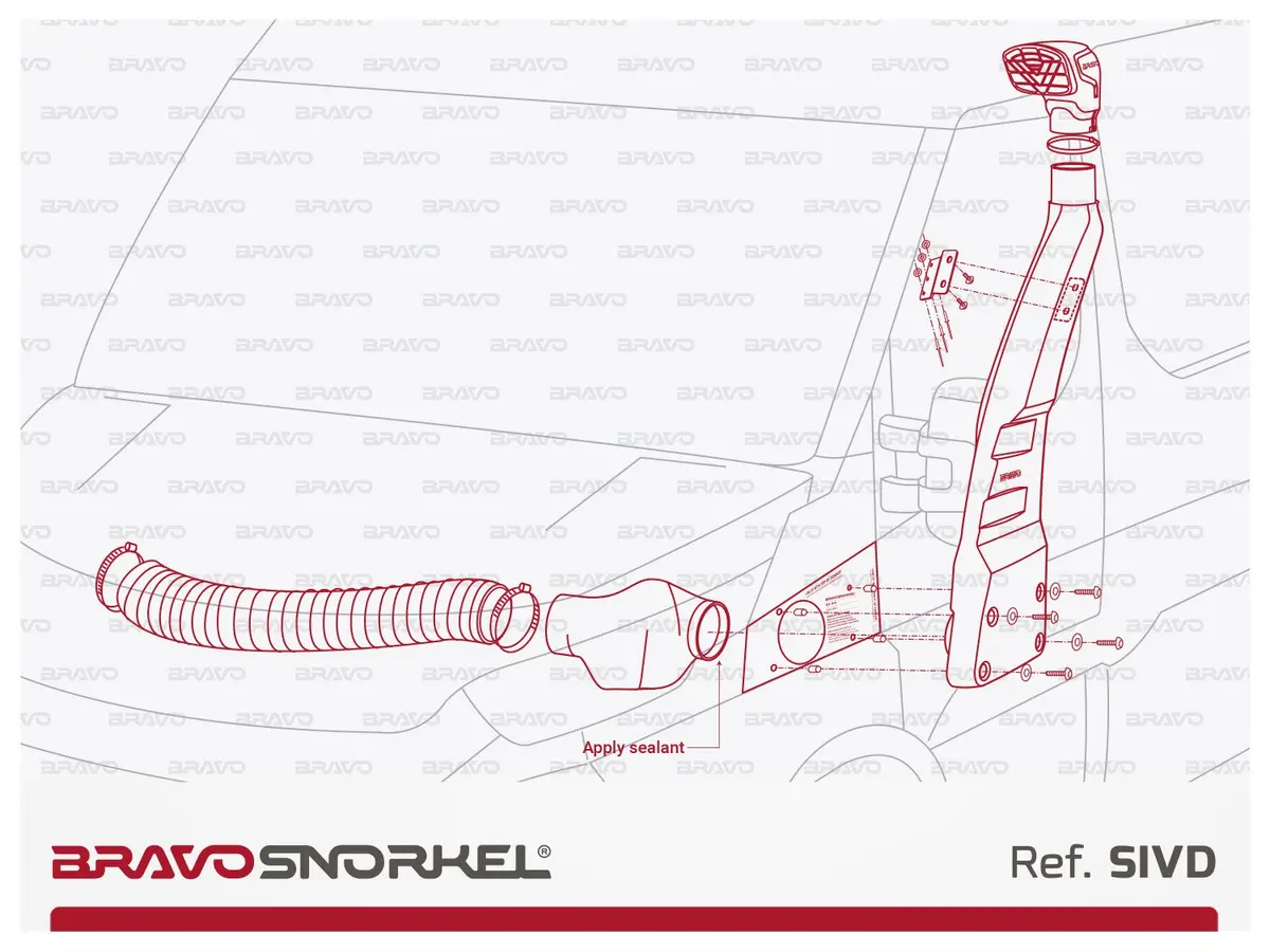 Snorkel Iveco Daily 2014-Present | Bravo Snorkel 2