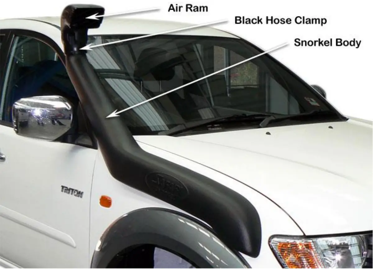 Snorkel Safari 4X4 - Mitsubishi Triton/L200 2006 À 2015 1