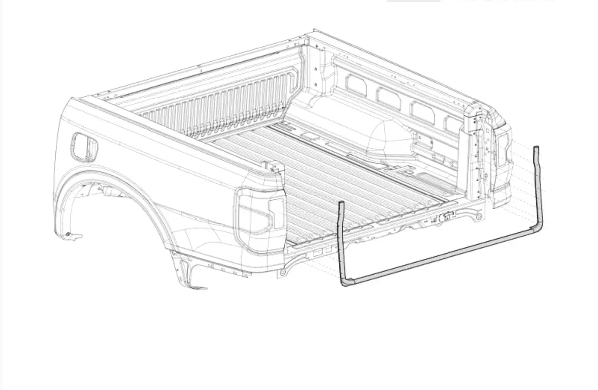 Joint Anti-Poussière Ridelle Aeroklas | Ranger/Raptor & Amarok 2023+ 1